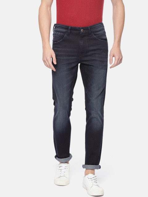 

U.S. Polo Assn. Denim Co. Men Blue Skinny Fit Mid-Rise Clean Look Stretchable Jeans