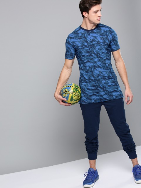 

UNDER ARMOUR Men Blue Printed AOP Sportstyle T-shirt