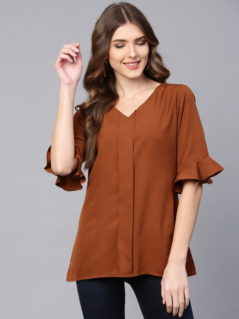 

Ives Women Brown Solid Top