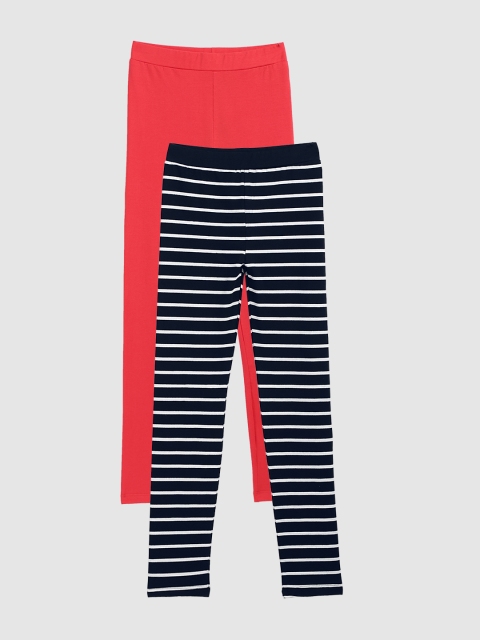

YK Girls Pack of 2 Leggings, Black