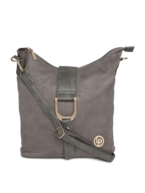 

Lino Perros Grey Solid Sling Bag