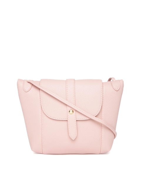 

Lino Perros Pink Solid Sling Bag