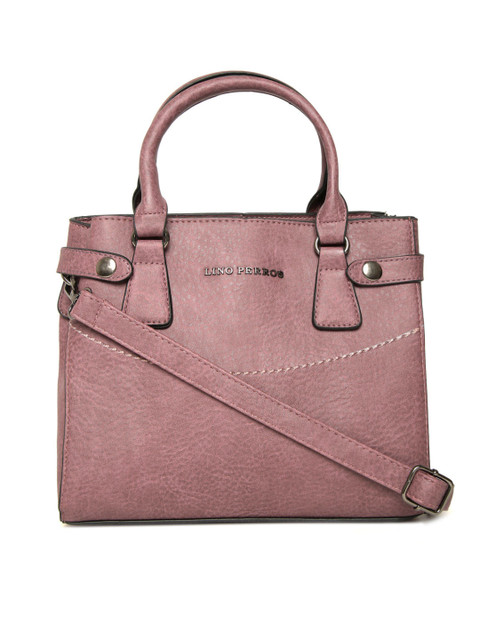

Lino Perros Purple Solid Handheld Bag