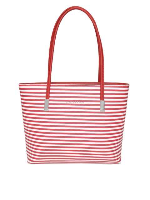 

Lino Perros Red & White Striped Shoulder Bag