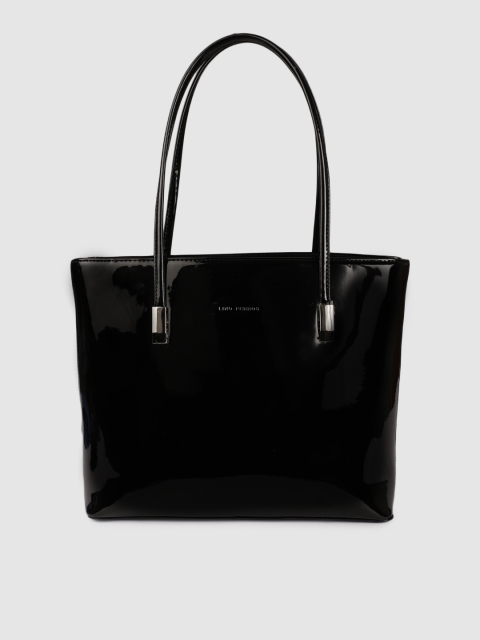 

Lino Perros Black Solid Shoulder Bag