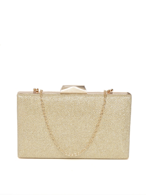 

Lino Perros Gold-Toned Shimmer Box Clutch
