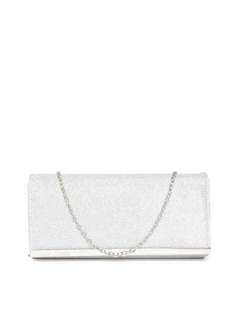 

Lino Perros Silver-Toned Shimmer Clutch