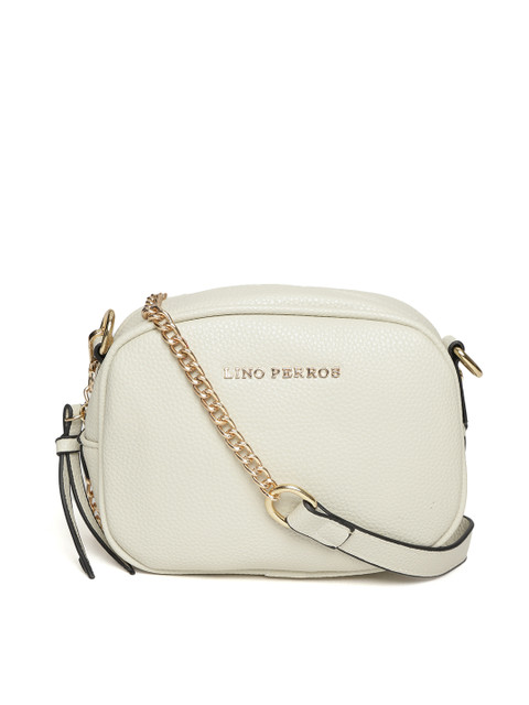 

Lino Perros Off-White Solid Sling Bag