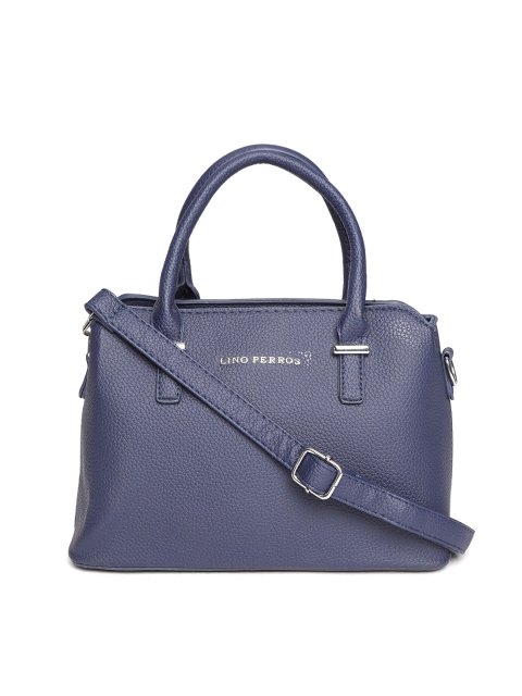 

Lino Perros Navy Solid Handheld Bag, Navy blue