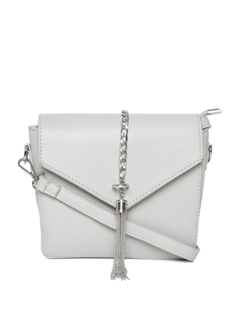 

Lino Perros Grey Solid Sling Bag