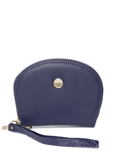 

Lino Perros Women Blue Solid Zip Around Wallet