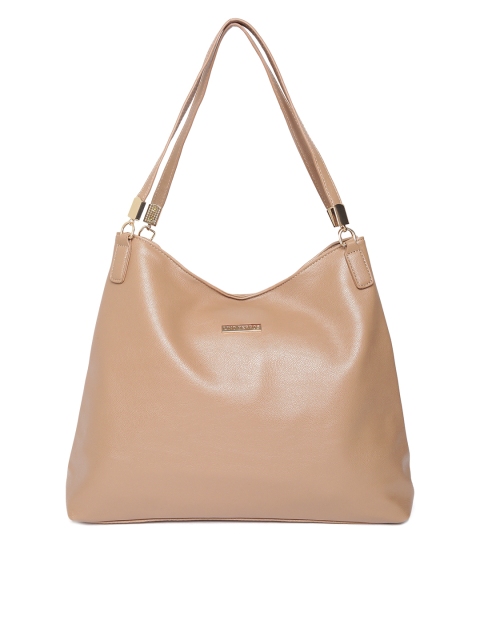 

Lino Perros Beige Solid Hobo Bag