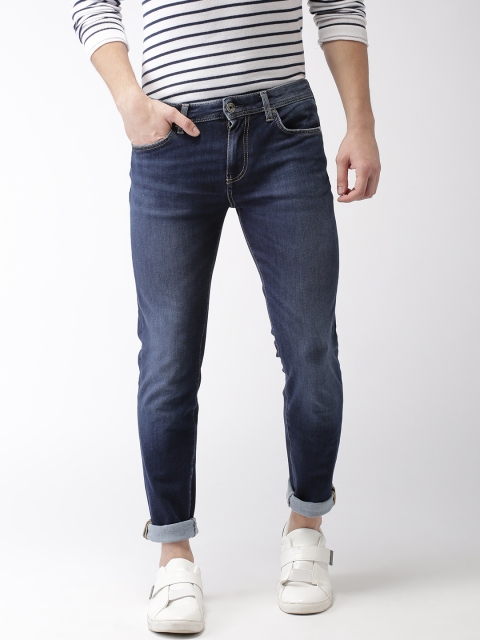

GAS Men Blue Slim Fit Mid-Rise Stretchable Jeans