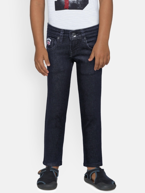 

Pepe Jeans Boys Blue Slim Fit Low-Rise Clean Look Jeans