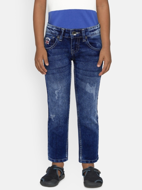 

Pepe Jeans Boys Blue Slim Fit Mildly Distressed Jeans