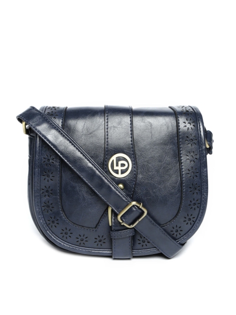 

Lino Perros Navy Blue Sling Bag