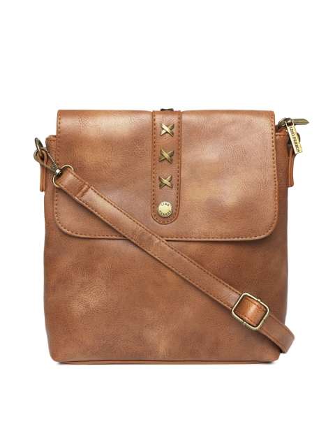 

Lino Perros Brown Solid Sling Bag