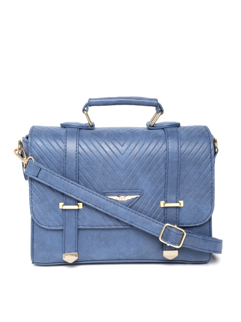 

Lino Perros Blue Striped Satchel