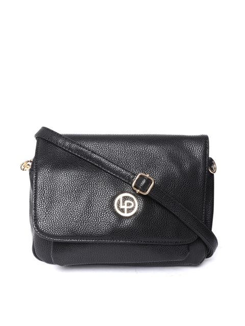 

Lino Perros Black Solid Sling Bag