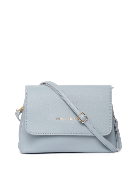 

Lino Perros Blue Solid Sling Bag
