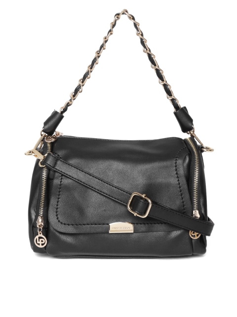 

Lino Perros Black Solid Sling Bag