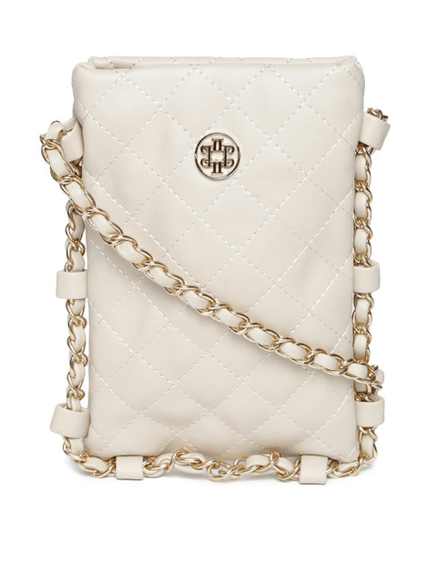 

Lino Perros Beige Quilted Sling Bag