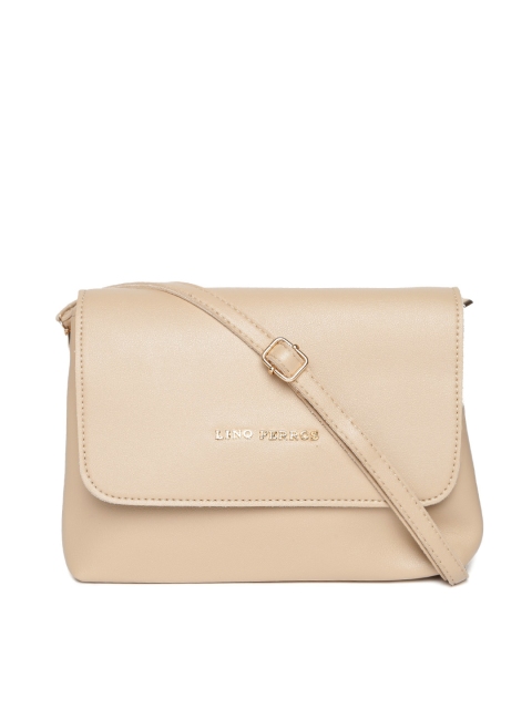 

Lino Perros Beige Solid Sling Bag