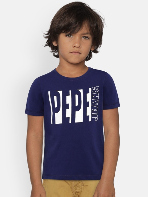 

Pepe Jeans Boys Blue Printed T-shirt