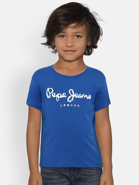 

Pepe Jeans Boys Blue Printed T-shirt