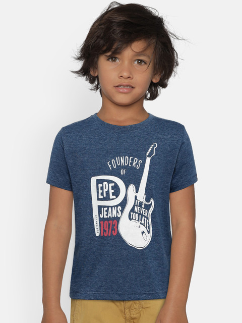 

Pepe Jeans Boys Blue Printed T-shirt