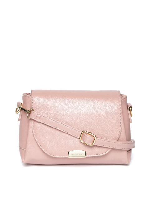 

Lino Perros Pink Solid Sling Bag