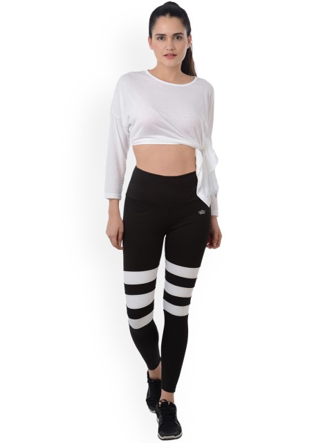 

Da Intimo Women White Solid Round Neck Crop T-shirt