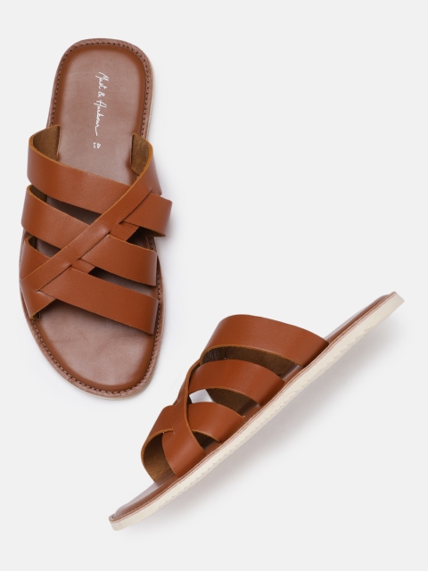 

Mast & Harbour Men Tan Brown Sandals