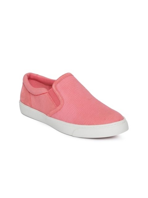 

Clarks Women Pink Slip-On Sneakers