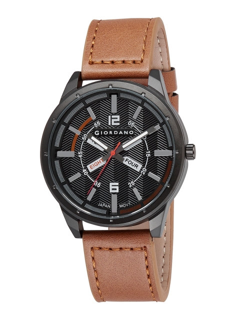 

GIORDANO Men Black Analogue Watch C1153-04