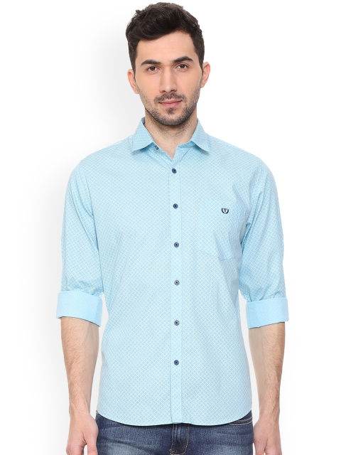 

Van Heusen Sport Men Blue Slim Fit Printed Casual Shirt