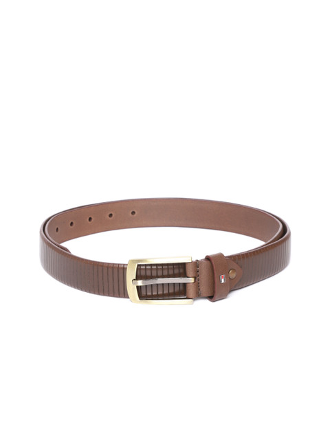 

Tommy Hilfiger Men Brown Striped Belt