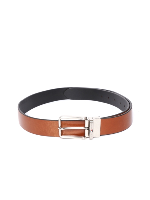 

Tommy Hilfiger Men Brown & Black Solid Reversible Leather Belt