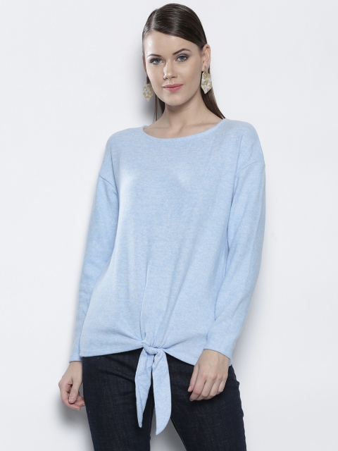 

DOROTHY PERKINS Women Blue Solid Top