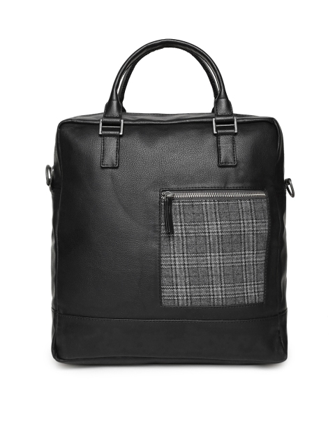 

Baggit Black Solid Handheld Bag