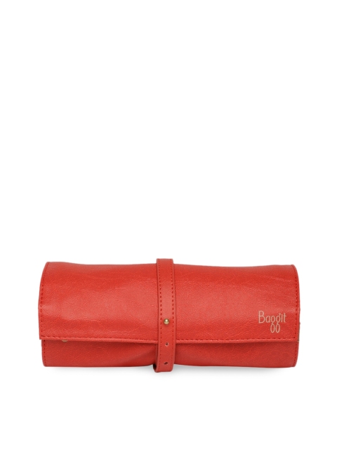 

Baggit Women Red Textured Travel Accessory