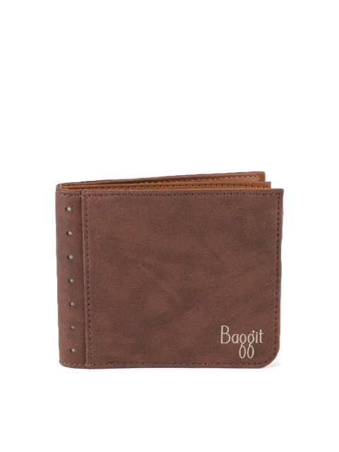 

Baggit Women Coffee Brown Solid Two Fold Wallet