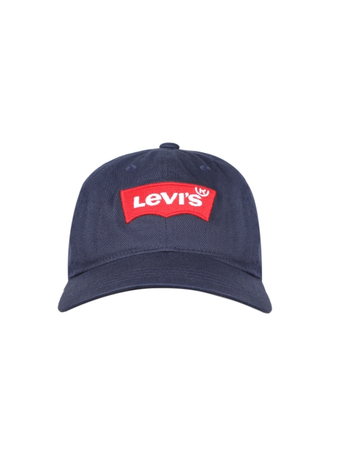 

Levis Unisex Blue FlexiFit Batwing Logo Cap