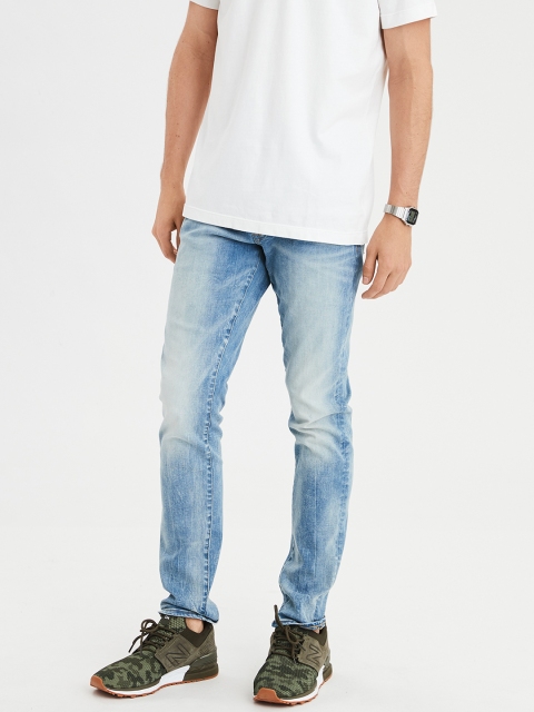 

AMERICAN EAGLE OUTFITTERS Men Blue Ne(x)t Level Flex Slim Fit Clean Look Stretchable Jeans