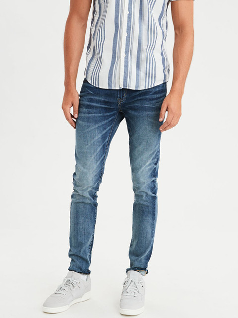 

AMERICAN EAGLE OUTFITTERS Men Blue Ne(x)t Level Flex Skinny Fit Stretchable Jeans