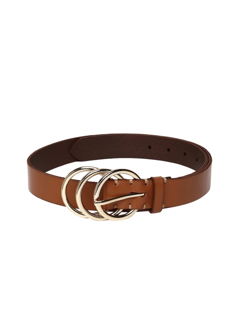 

AMERICAN EAGLE OUTFITTERS Women Brown Solid Leather Belt, Na