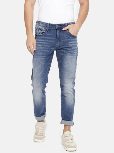 

AMERICAN EAGLE OUTFITTERS Men Blue Slim Fit Mid-Rise Clean Look Stretchable Jeans