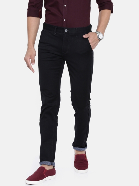 

Killer Men Navy Blue Slim Fit Solid Chinos