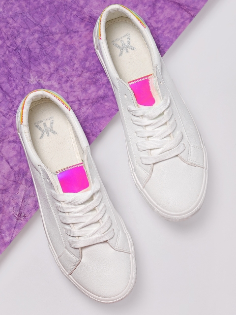 

Kook N Keech Women White Sneakers