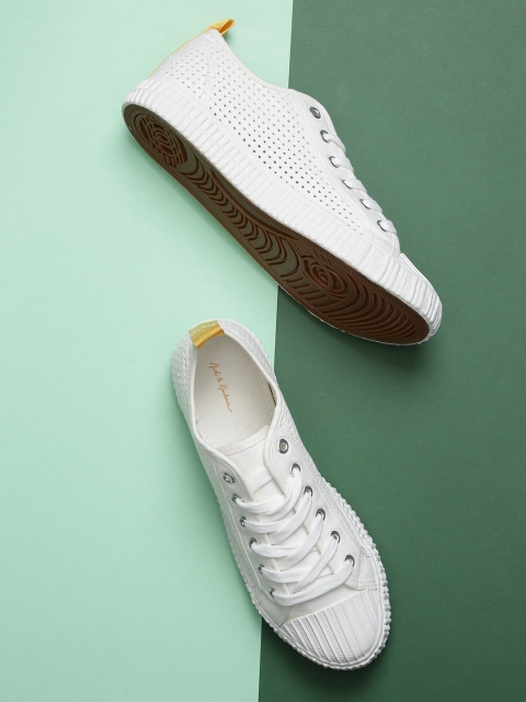 

Mast & Harbour Women Off-White Sneakers